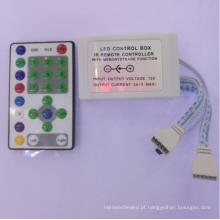 IR 25 chaves rgb cavalo correndo led strobe controller led controlador de luz em execução